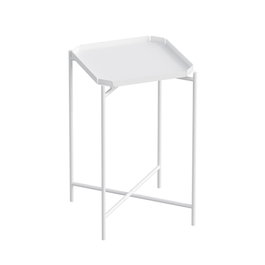 Hanah Home Shb-008-B Mesa de centro metálica blanca